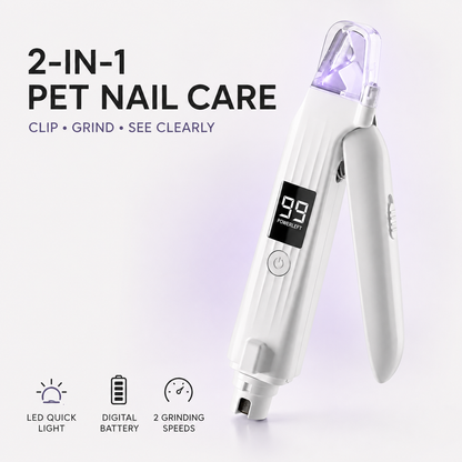 GlowTrim 2-in-1 Pet Nail Clipper & Grinder
