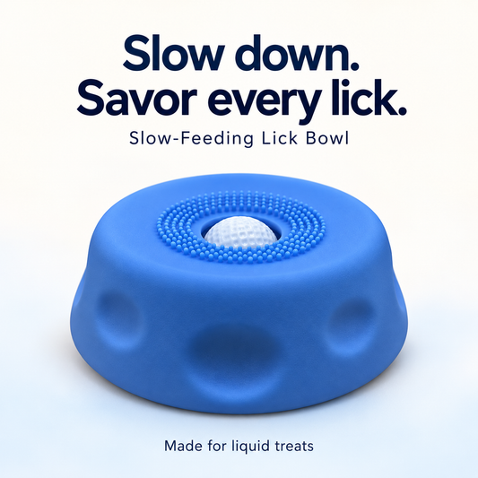 Dog Slow Feeder Lick Bowl