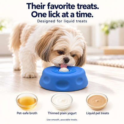 Dog Slow Feeder Lick Bowl